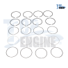 ANILLO PISTON MZ B2000 B2200 83-93 FE 2.0L 2.2L 020 3077KM HAS 2M5664 NIKKO,1