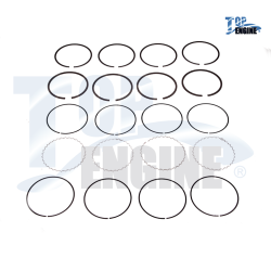 ANILLO PISTON NS PICK UP 89-98 D21 2.4L 12V 030 10570X HAS 4660 NIKKO,1