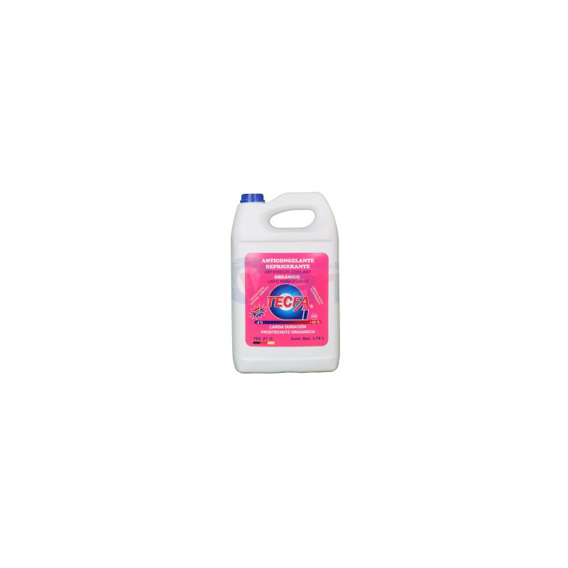 ANTICONGELANTE ORGANICA 3.78 L ROSA 6pz,GARRAFA