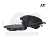 BALATA DISCO DEL NS MAXIMA 04-08 MURANO 04-14 ALTIMA SE-R 05-06 FP,1
