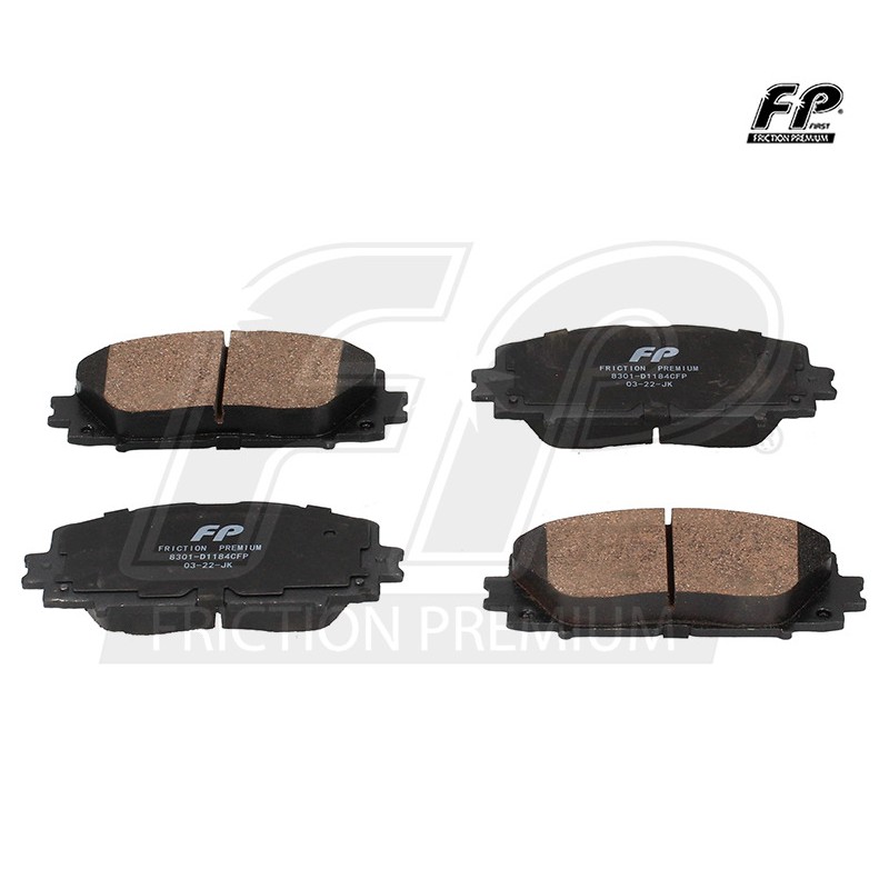 BALATA DISCO DEL TY YARIS 06-16 PRIUS 10-17 8538-Z,DELANTERA,CERAMICA