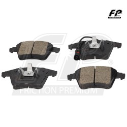 BALATA DISCO DEL VW EUROVAN 06-09 TDI TRANSPORTER,DELANTERA,SEMI-METALICA,C/SENSOR