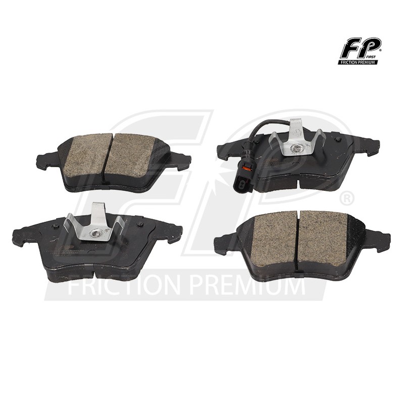 BALATA DISCO DEL VW EUROVAN 06-09 TDI TRANSPORTER,DELANTERA,SEMI-METALICA,C/SENSOR