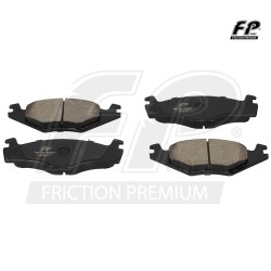 BALATA DISCO DEL VW GOLF JETTA A2 87-92 DERBY 95-9,DELANTERA,SEMI-METALICA,DISCO VENTILADO