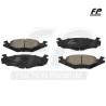 BALATA DISCO DEL VW GOLF JETTA A2 87-92 DERBY 95-9,DELANTERA,SEMI-METALICA,DISCO VENTILADO