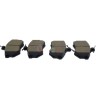 BALATA DISCO DEL VW GOLF JETTA A2 A3 90-99 2.0L D/,DELANTERA,SEMI-METALICA,DISCO VENTILADO