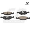 BALATA DISCO DEL VW GOLF JETTA A2 A3 90-99 2.0L D/,DELANTERA,SEMI-METALICA,DISCO VENTILADO