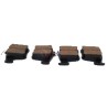 BALATA DISCO TRAS VW JETTA A7 19-22 TIGUAN II 18-2,TRASERA,CERAMICA