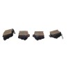 BALATA DISCO TRASERA SENTRA B18 20-24 DOHC 16V 4 C,TRASERA,SEMI-METALICA