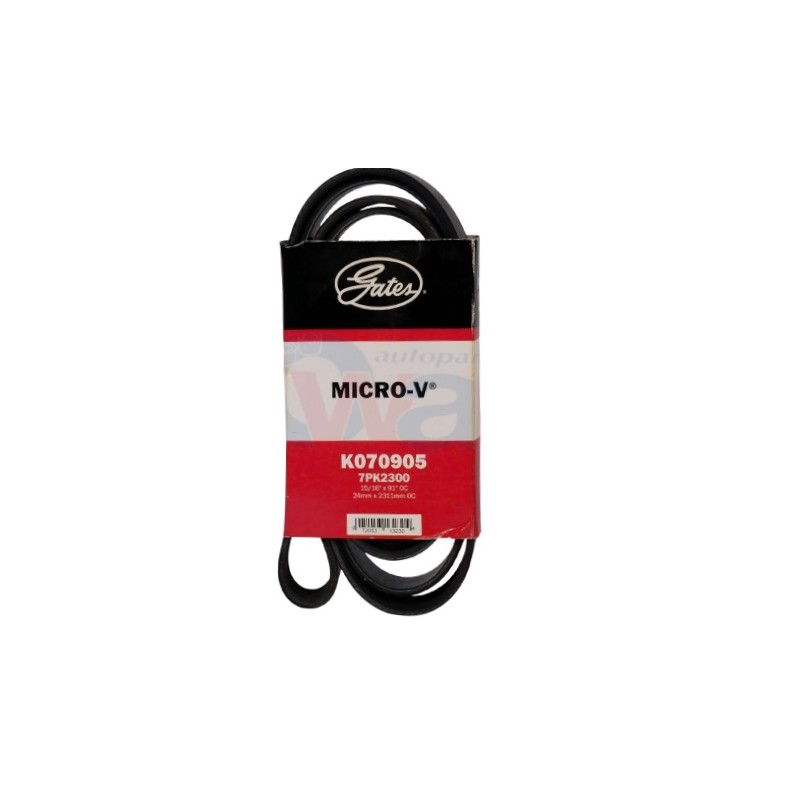 BANDA MICRO-V GATES TRUCK RAM 3500 1 TON - VAN MAXI VAN 5.9L V8 95-96 , 5.9L V8 95-96 RAM 3500 TON - WAGON VAN MAXI WAGON 5.9L L