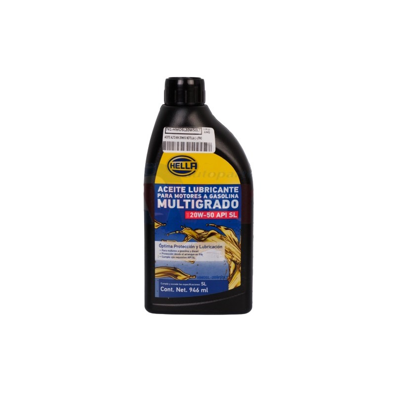 ACEITE ALTO KM 20W50 BOTELLA 1-LITRO,20W50