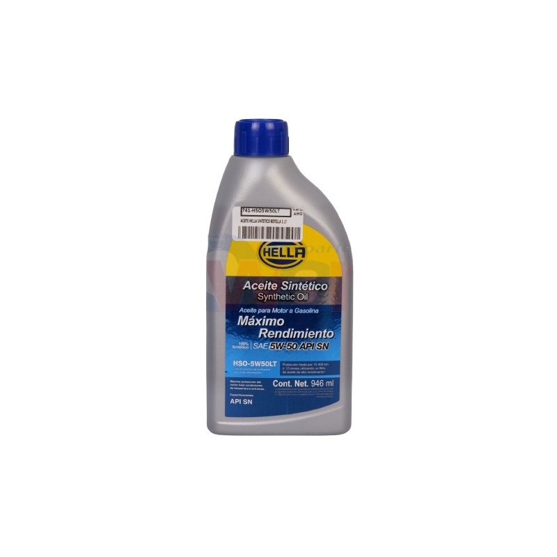 ACEITE SINTETICO 5W50 BOTELLA 1 LITRO,5W50